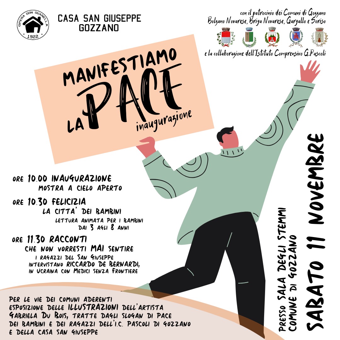 manifestiamo la pace – 11 novembre