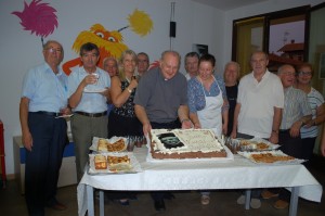 Foto di gruppo con torta!